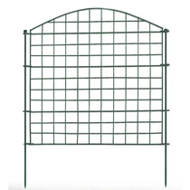 Ograda ukrasna zelena panel H 0,8mx4m u setu 5/6