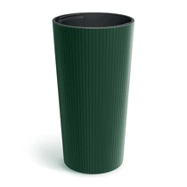 Saksija Lamia visoka 30cm sa uloškom - oliva zelena 2411U