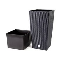 Saksija Ratan sa uloškom 27x27x50 cm