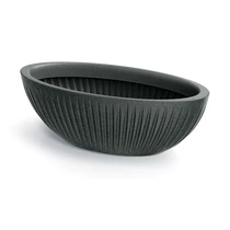 Saksija Latia Oval 58cm - granit intenziv 462GR