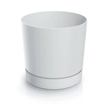 Saksija Tubo P 30 cm sa podmetačem - bela S449