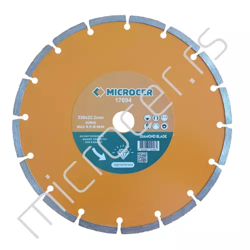 Dijamant ploča 230mm segmentirana Pro Microcer
