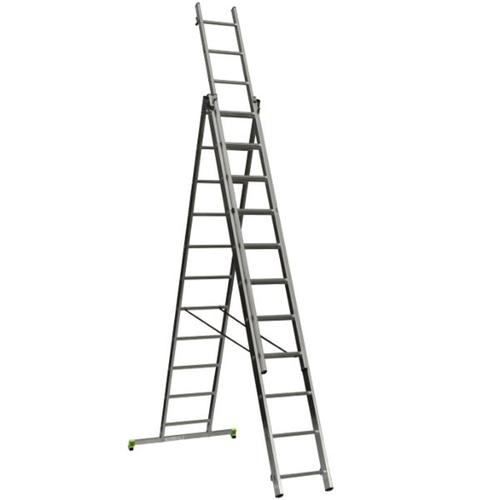 Aluminijumske merdevine 3x11 trodelne Axial