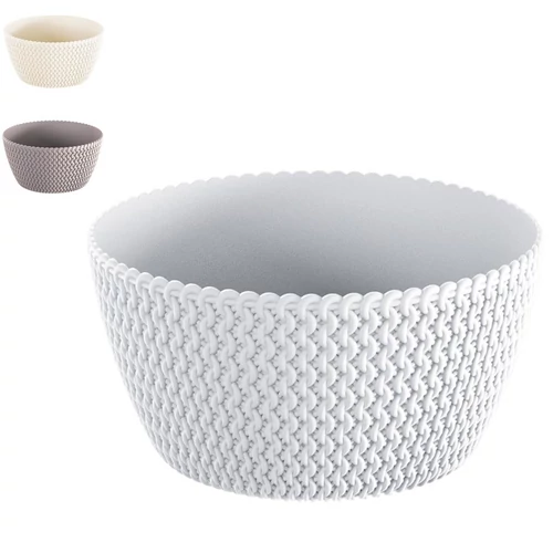 Saksija Sitnopletena plitka 24cm