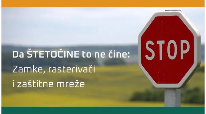 Zamke, rasterivači štetočina i zaštitne mreže